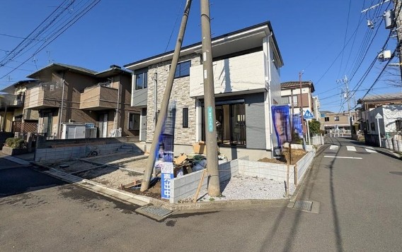 相模原市南区鵜野森1丁目の新築戸建ての外観の写真