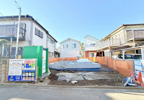 相模原市南区若松1丁目の新築戸建ての外観の写真