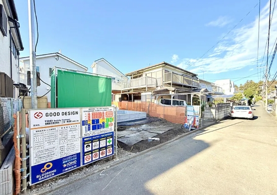 相模原市南区若松1丁目の新築戸建ての外観の写真