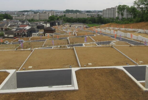 八王子市長房町の土地区画の外観の写真