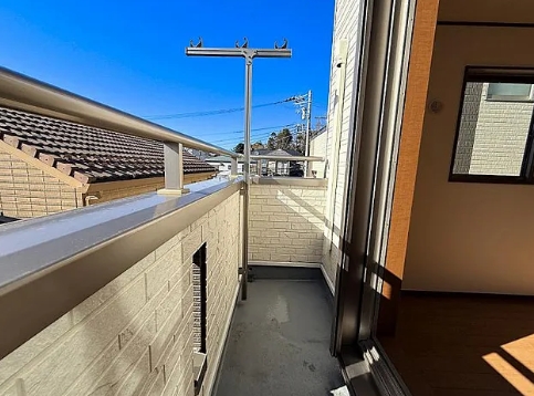 町田市相原町の中古戸建てのバルコニーの写真