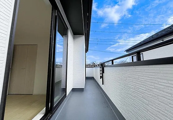 町田市原町田2丁目の新築戸建てBのバルコニーの写真