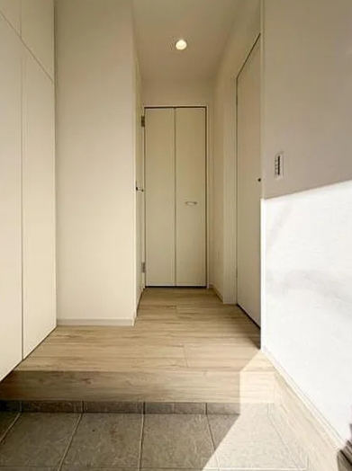 町田市金井8丁目の新築戸建ての1号棟の玄関の写真