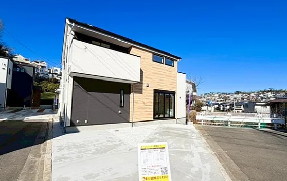 町田市金井8丁目の新築戸建ての1号棟の外観の写真