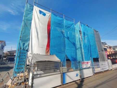 町田市木曽西4丁目の新築戸建ての外観の写真