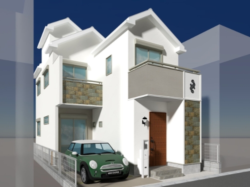 町田市南町田1丁目の新築戸建ての外観の写真