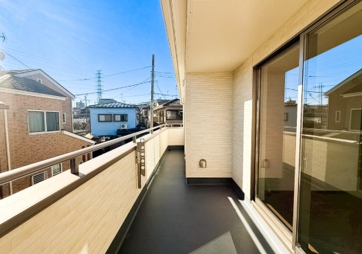 町田市南大谷1丁目の新築戸建てのバルコニーの写真