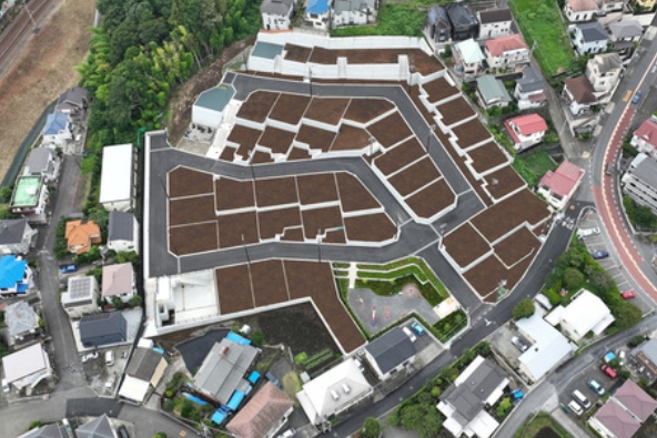 町田市南大谷2丁目の土地の区画図の写真