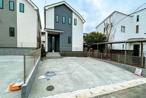 町田市鶴川4丁目の新築戸建てA号棟の外観の写真