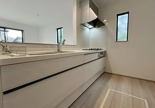 町田市鶴川4丁目の新築戸建てA号棟のキッチンの写真