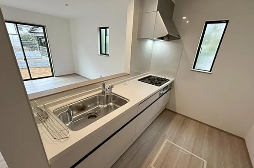 町田市鶴川4丁目の新築戸建てA号棟のキッチンの写真