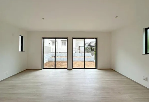 町田市鶴川4丁目の新築戸建てA号棟のリビングの写真