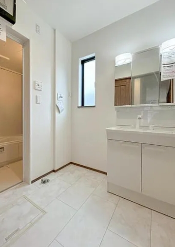 町田市鶴川4丁目の新築戸建てB号棟の洗濯機置場の写真