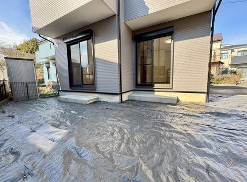 町田市矢部町の中古戸建ての庭の写真