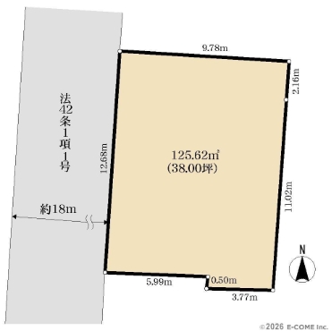 相模原市中央区清新6丁目の土地の外観の写真