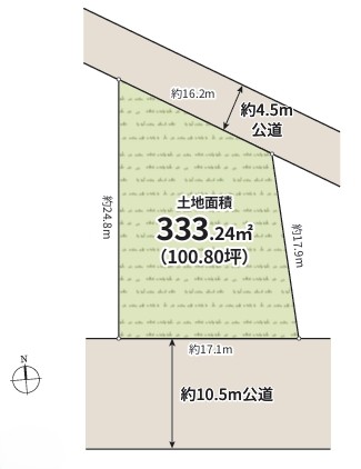 相模原市緑区橋本8丁目の土地の外観の写真