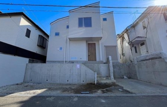 八王子市東浅川町の新築戸建ての外観の写真