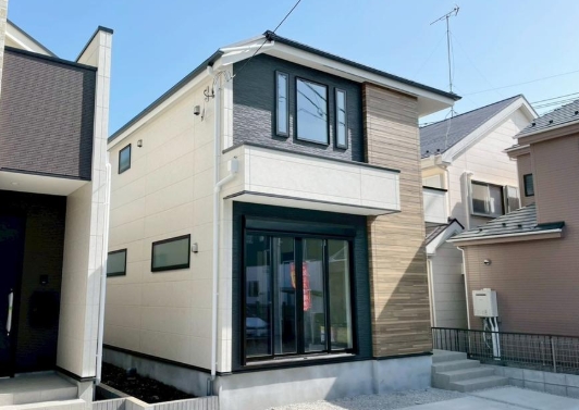 八王子市富士見町の新築戸建て2号棟の外観の写真