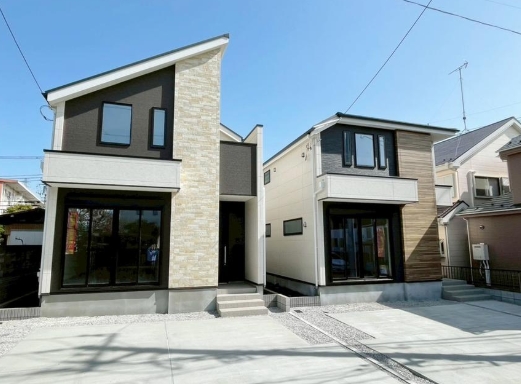 八王子市富士見町の新築戸建て2号棟の外観の写真
