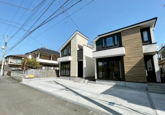八王子市富士見町の新築戸建て2号棟の外観の写真