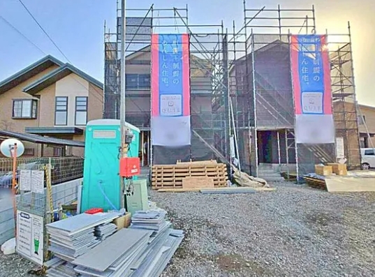 八王子市上壱分方町の新築戸建て1号棟の外観の写真