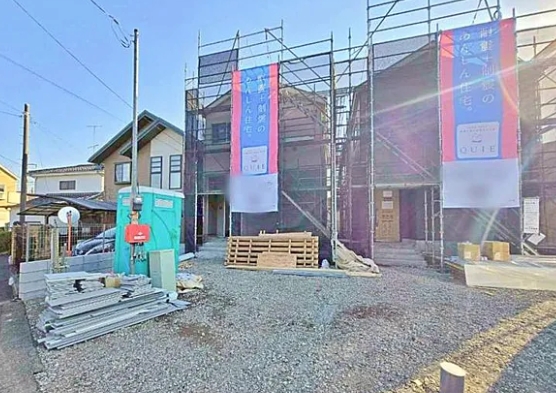 八王子市上壱分方町の新築戸建て2号棟の外観の写真