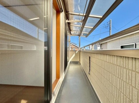 八王子市川口町の中古戸建てのバルコニーの写真