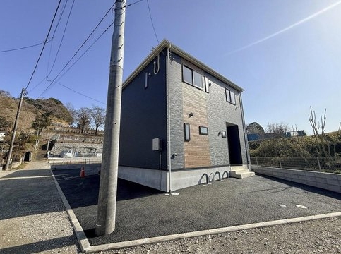 八王子市元八王子町の新築戸建て1号棟の外観の写真