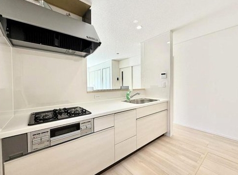 八王子市元八王子町の新築戸建て4号棟のキッチンの写真