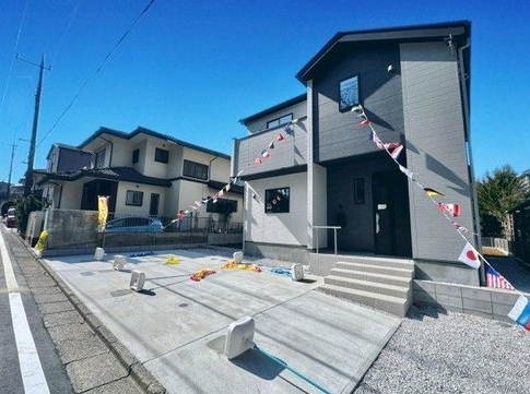 八王子市打越町の新築戸建ての外観の写真