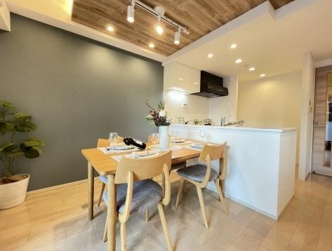 八王子市八日町の中古マンションのダイニングの写真