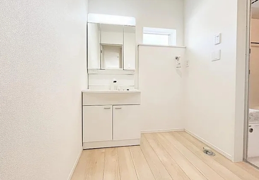 町田市相原町の新築戸建て1号棟の洗濯機置場の写真