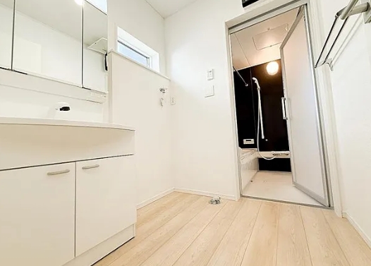 町田市相原町の新築戸建て3号棟の洗濯機置場の写真