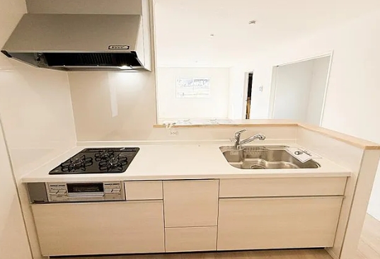 町田市相原町の新築戸建て4号棟のキッチンの写真
