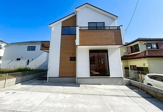町田市小山町の新築戸建ての外観の写真
