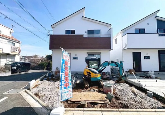 町田市小山町の新築戸建ての1号棟の外観の写真