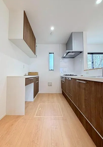 町田市小山町の新築戸建ての2号棟のキッチンの写真