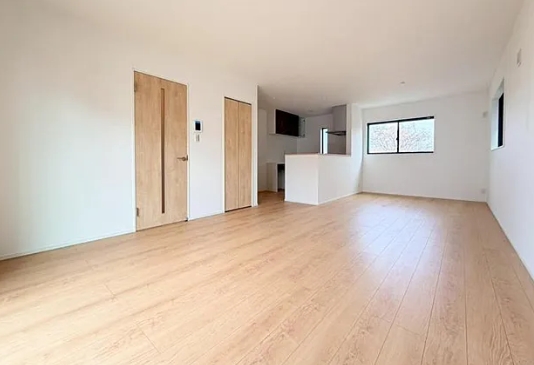 町田市小山町の新築戸建ての2号棟のリビングの写真