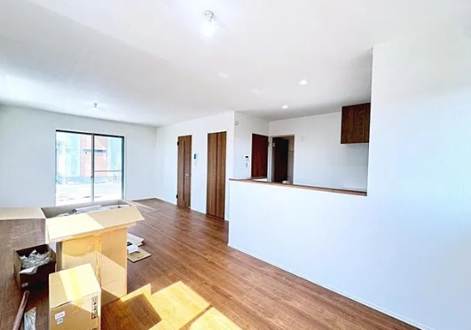 町田市小山町の新築戸建ての3号棟のダイニングの写真