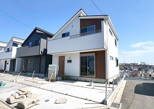 町田市小山町の新築戸建ての3号棟の外観の写真