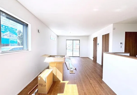 町田市小山町の新築戸建ての3号棟のリビングの写真