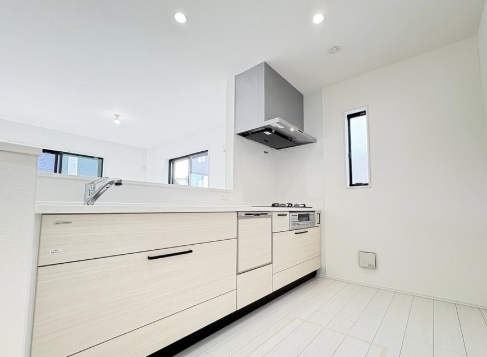 町田市小山町の新築戸建て5号棟のキッチンの写真