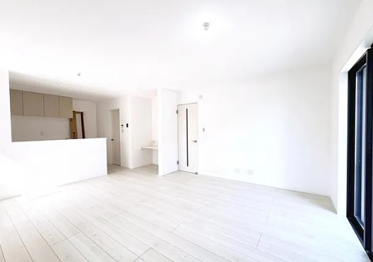 町田市小山町の新築戸建ての6号棟のリビングの写真