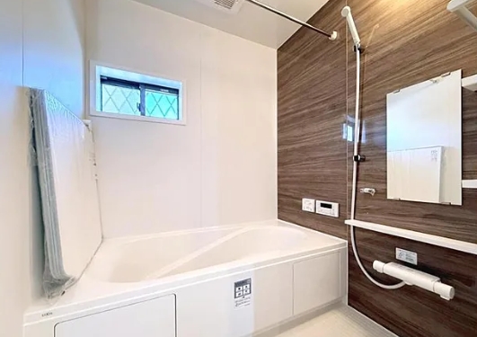 町田市小山町の新築戸建ての7号棟のバスルームの写真