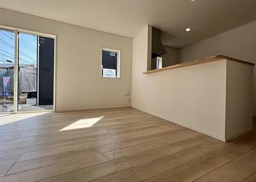 町田市常磐町の新築戸建ての1号棟のダイニングの写真