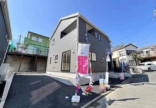 町田市常磐町の新築戸建ての1号棟の外観の写真