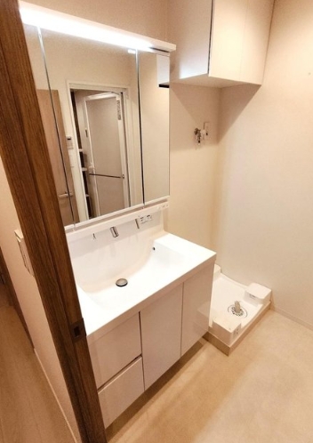 相模原市中央区共和1丁目の中古マンションの洗面化粧台の写真