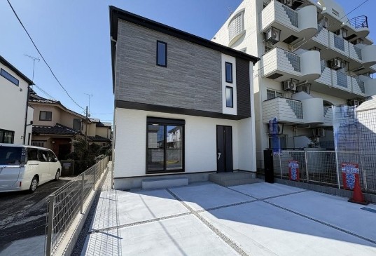 相模原市中央区横山2丁目の新築戸建ての外観の写真