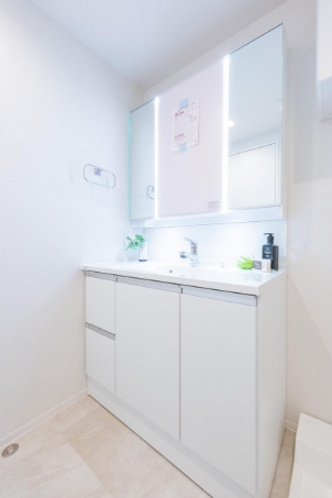 相模原市南区相模大野3丁目の中古マンションの洗面化粧台の写真