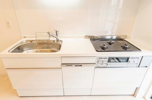 相模原市南区鵜野森2丁目の中古マンションのキッチンの写真